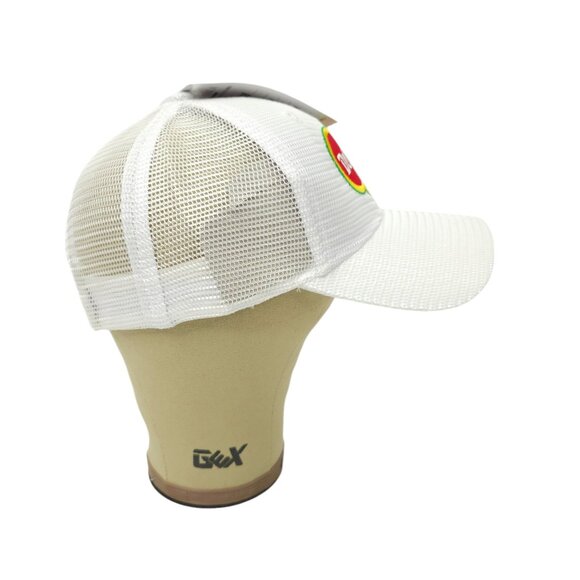 Del Monte Quality Mesh Snapback Cap Embroidered Logo Patch Trucker Baseball Hat - Picture 11 of 13